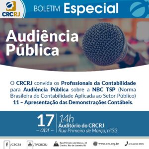 Audiência Pública NBC TSP - CRC-RJ